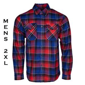DIXXON FLANNEL - TRAVIS PASTRANA FLANNEL Shirt - Men's 2XL - COLLAB